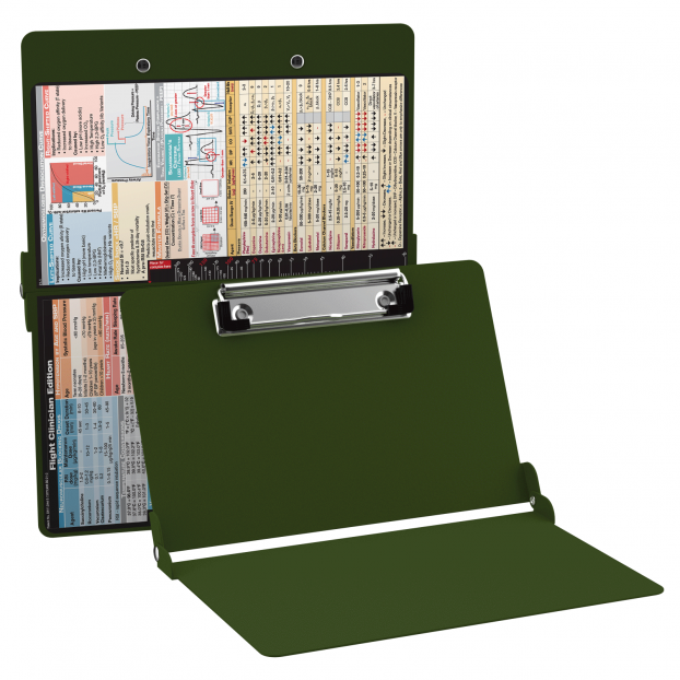 WhiteCoat Clipboard® - Army Green Flight Medic Edition